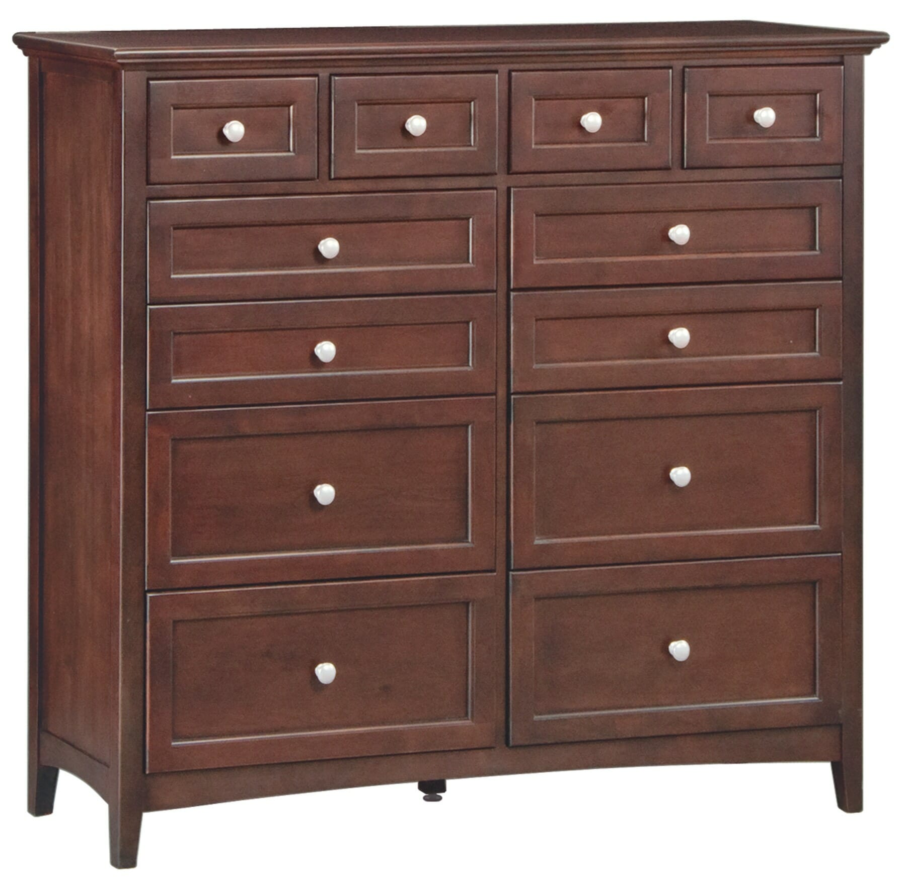 1182 12 Drawer Mckenzie Dresser Unfinished Furniture Of Wilmington
