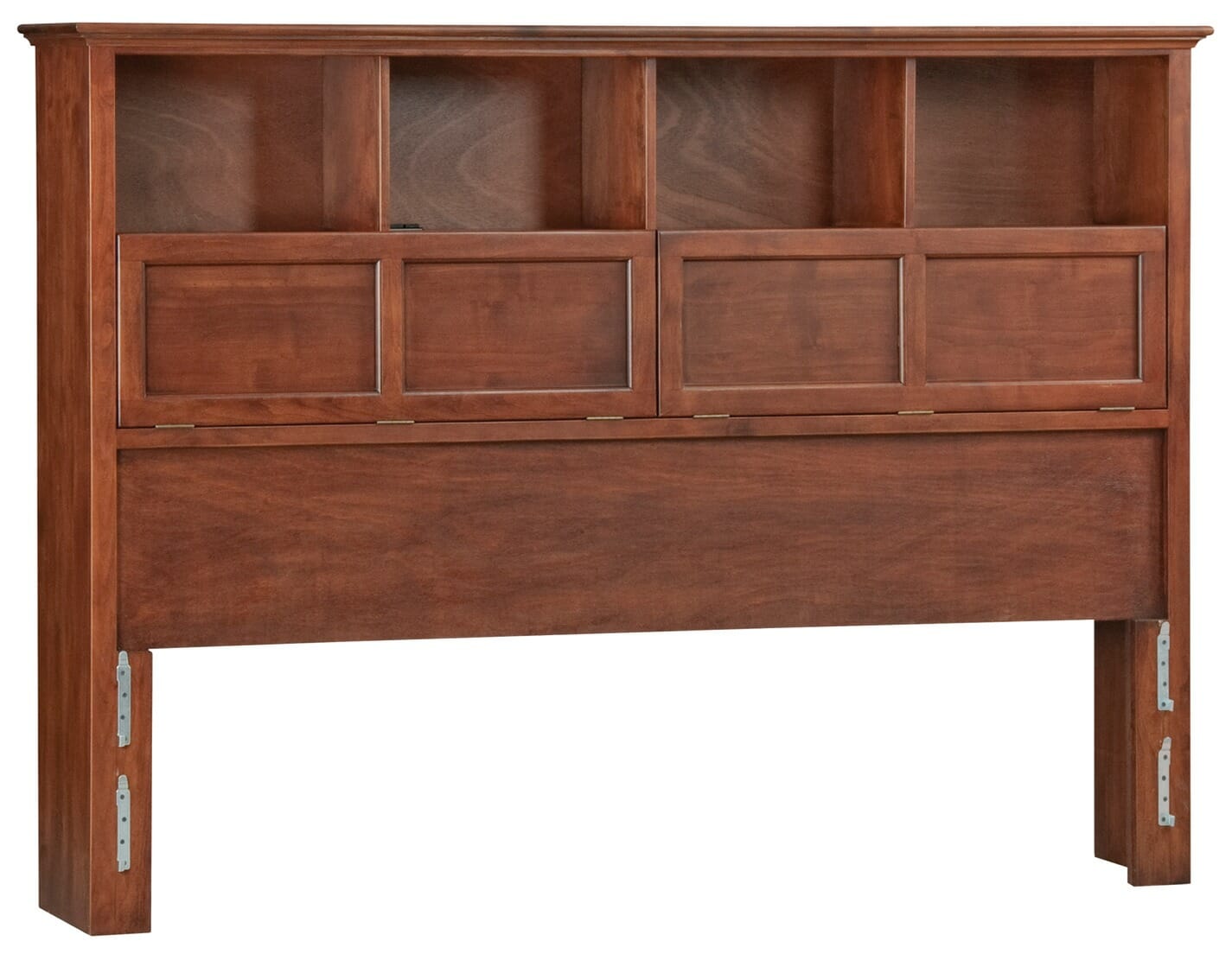 1382 Mckenzie Cal King Bookcase, California King Bed Frame With Storage And Bookcase Headboard
