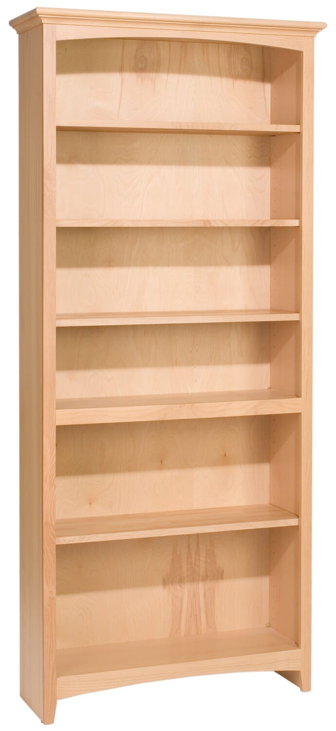 1534 72 X 30 Alder Mckenzie Bookcase Unfinished Furniture Of 1534 72 X 30 Alder Mckenzie Bookcase