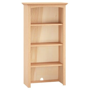 Mckenzie Alder Cabinet Hutch Top, 24 Wide Bookcase