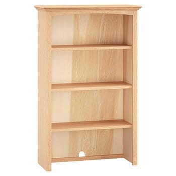 1620 30 Inch Wide Mckenzie Alder Cabinet Hutch Top Unfinished Furniture Of Wilmington