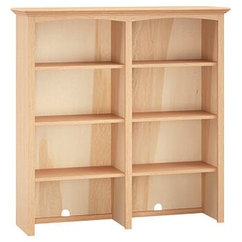 1632 48 inch wide McKenzie Alder Cabinet Hutch Top ...