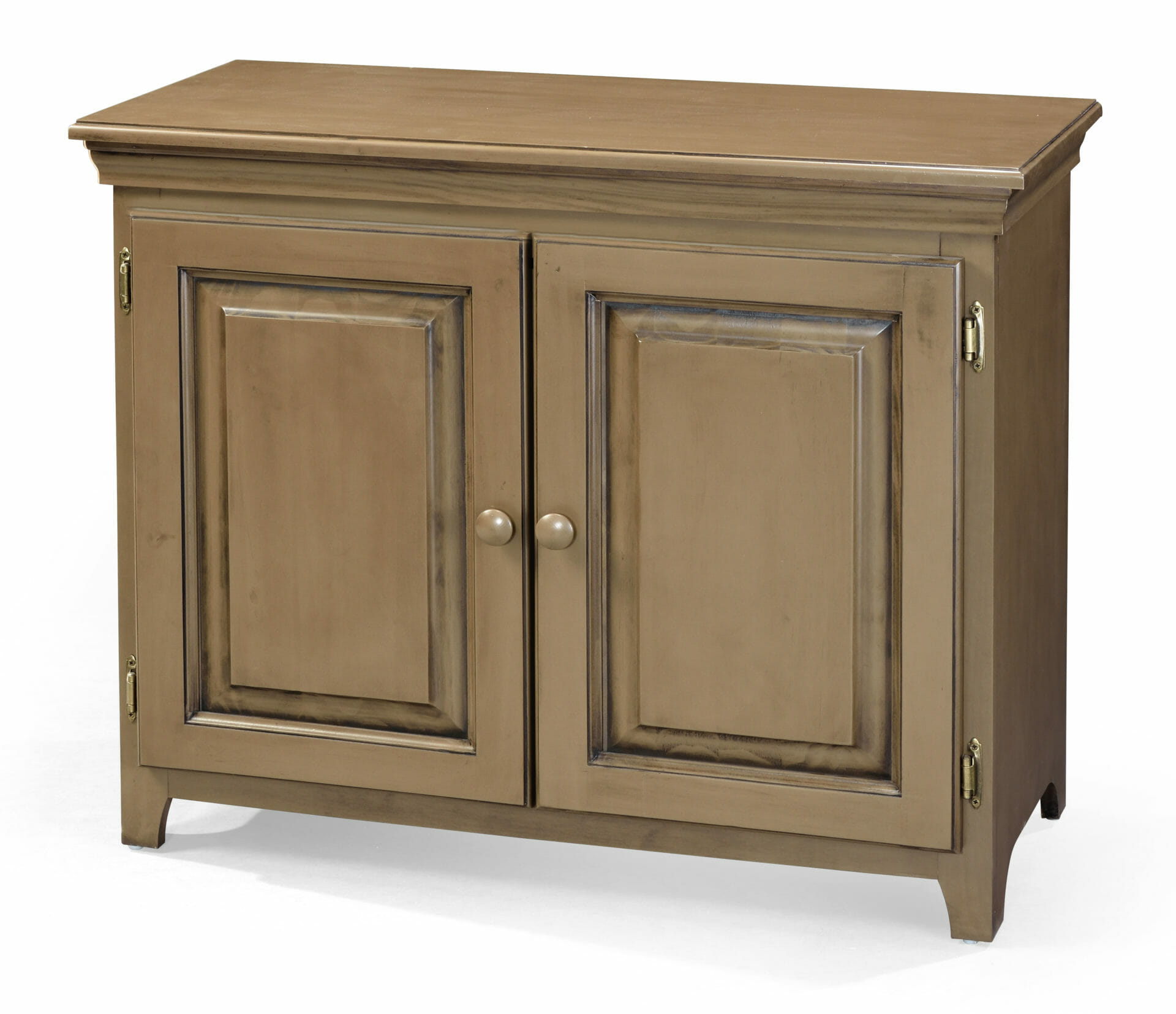 573 Pine 2 Door Console Cabinet  Unfinished Furniture  of 