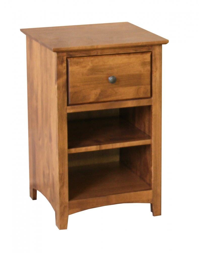 6141x Shaker 1 Drawer Nightstand Unfinished Furniture Of Wilmington 6141x