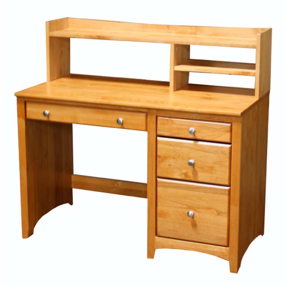 6566 Alder Student Desk Hutch Unfinished Furniture Of Wilmington