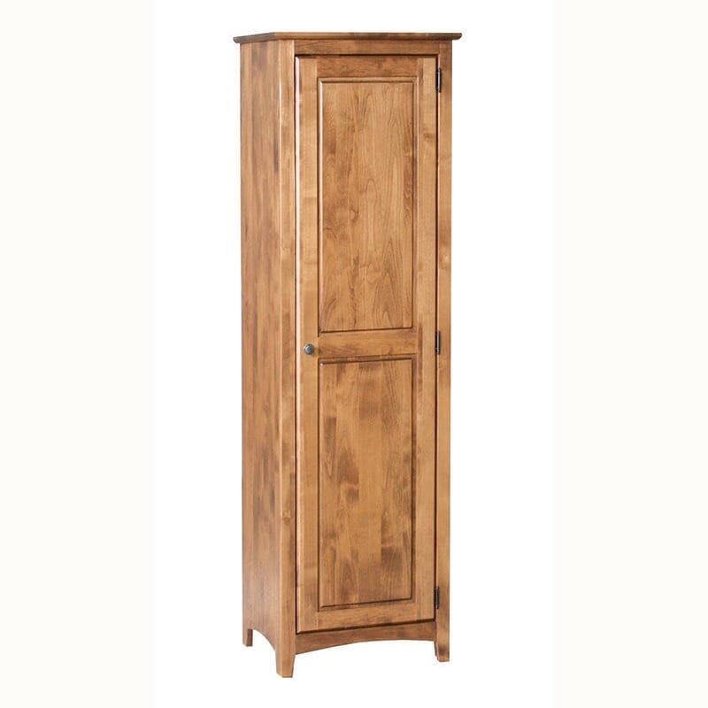 Alder 1 Door Pantry Unfinished Furniture Of Wilmington