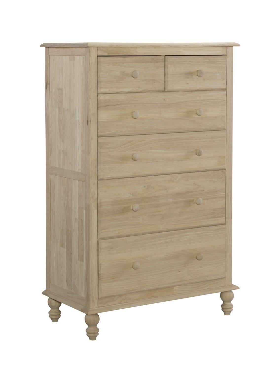 Bd 2006 Cottage 6 Drawer Chest Unfinished Furniture Of Wilmington Bd 2006 Unfinished