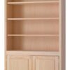 pine bookcase 30 x 72 door