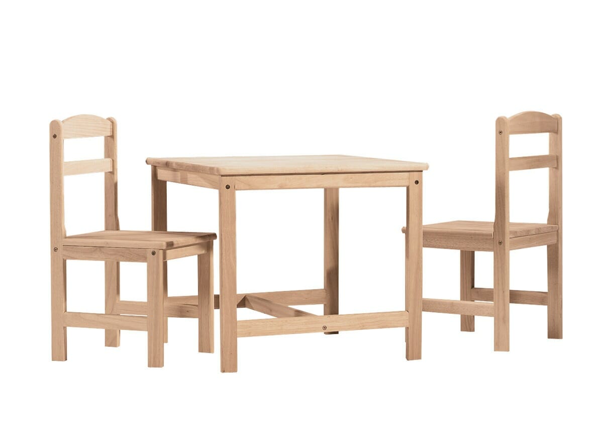 juvenile table and chair set