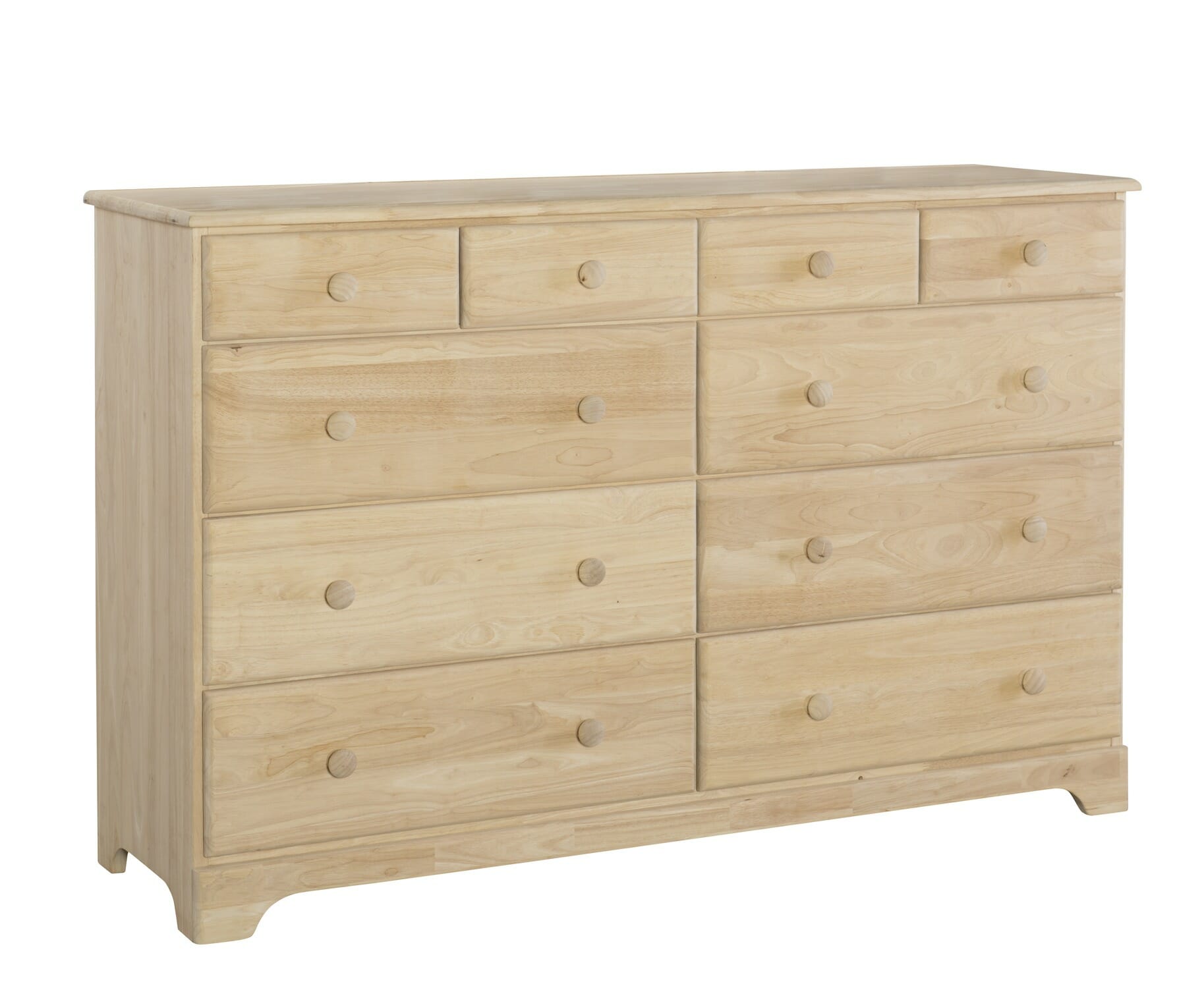 Bd 5010 Jamestown 10 Drawer Dresser Unfinished Furniture Of