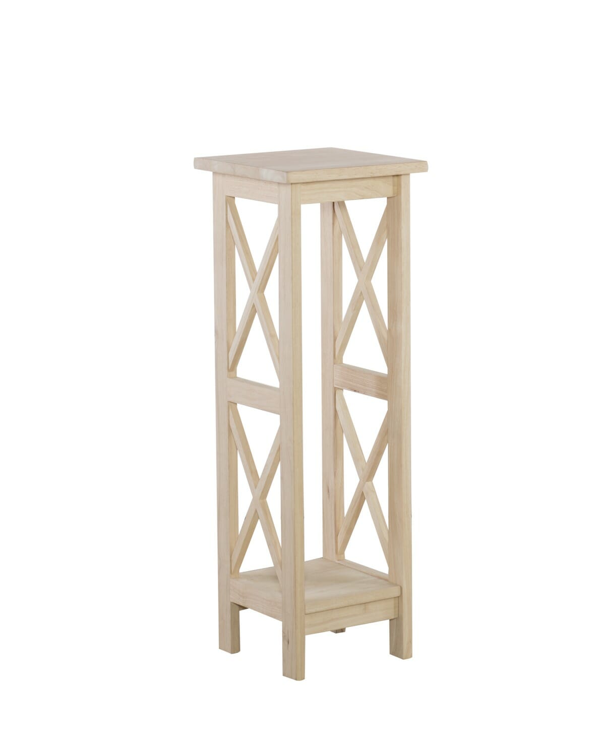 3069x 36 Inch Tall X Sided Plant Stand Unfinished Furniture Of