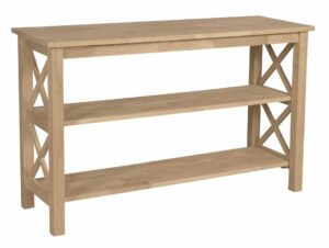 Tv 25 44 Inch Wide X Sided Tv Stand Unfinished Furniture Of