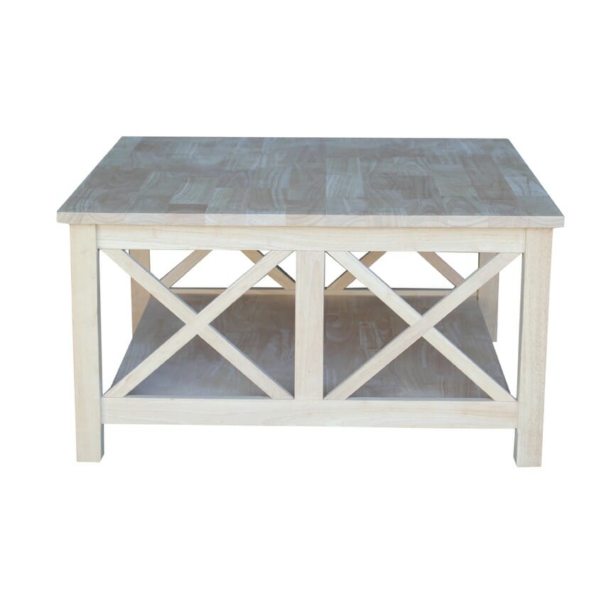 OT-70SC Hampton Square Coffee Table | Unfinished Furniture ...