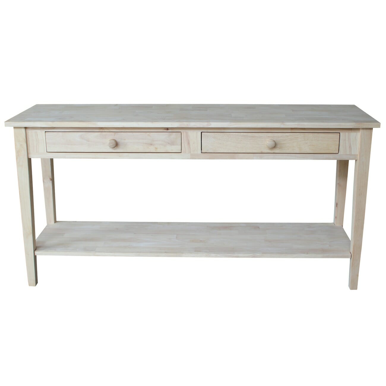 Ot 8s Spencer Sofa Table Unfinished Furniture Of Wilmington Ot 8s