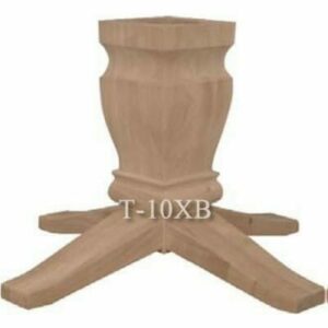 Pedestal Table Bases Unfinished Finished Unfinished Furniture Of Wilmington
