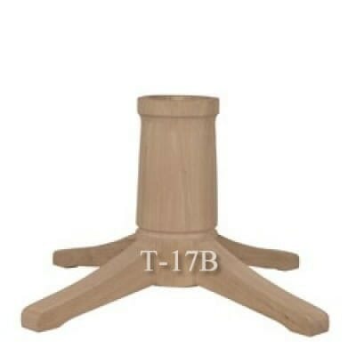 Pedestal Table Bases Unfinished, Round Table Bases Wood