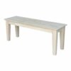 BE-47S 48" Wide Shaker Bench
