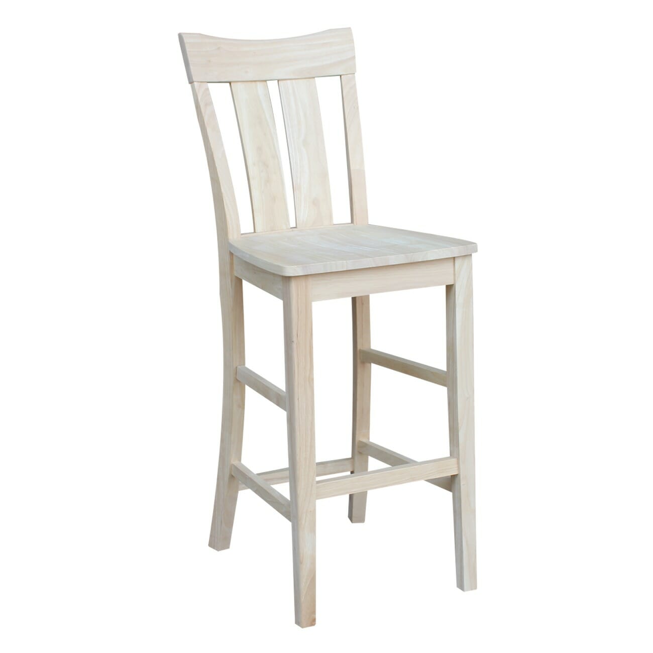 S 133 30 Inch Ava Barstool W Free Unfinished Furniture Of S 133 Front Right