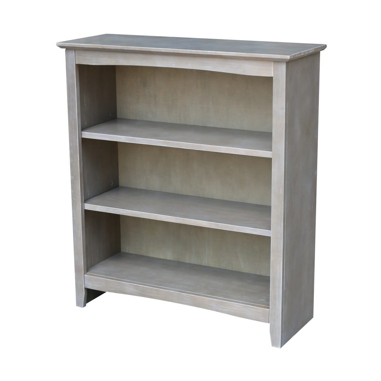 32 Inch Wide Bookcase - Constructed from solid oak and veneer.