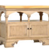15045 Pictured with Butcher Block Top in European Ivory