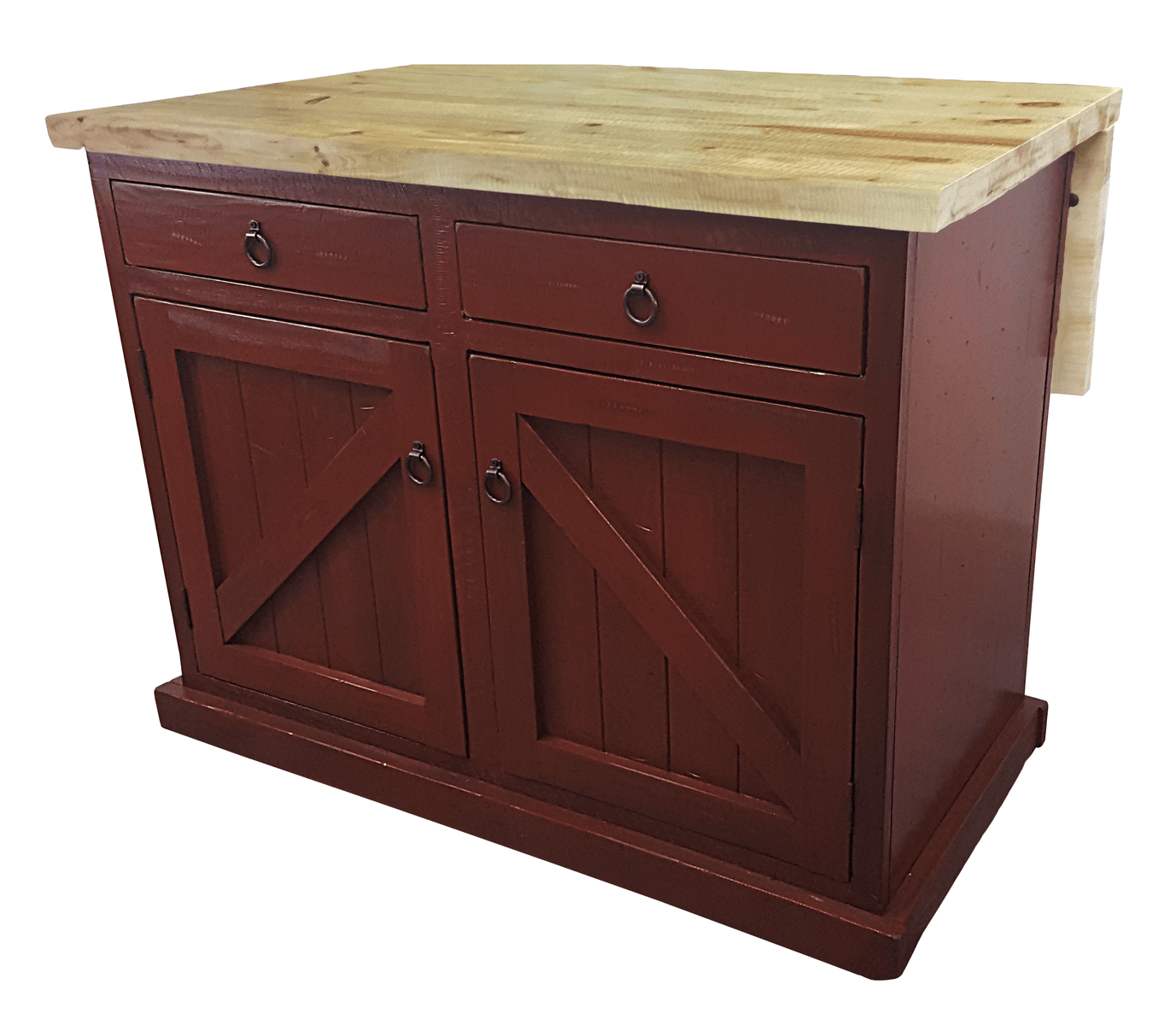 30117-1 Pictured with Rustic Pine Top in Rustic Red_preview