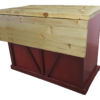 30117-2 Pictured with Rustic Pine Top in Rustic Red_preview