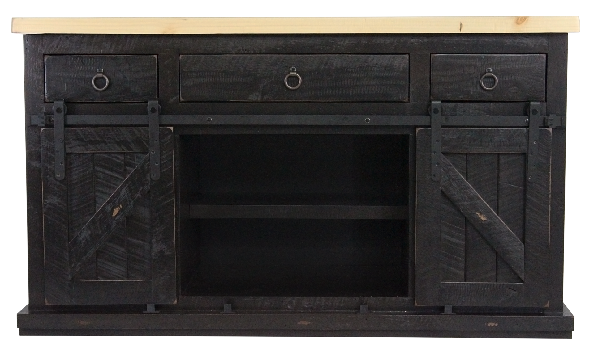 33118 Front View Pictured in Rustic Antique Black