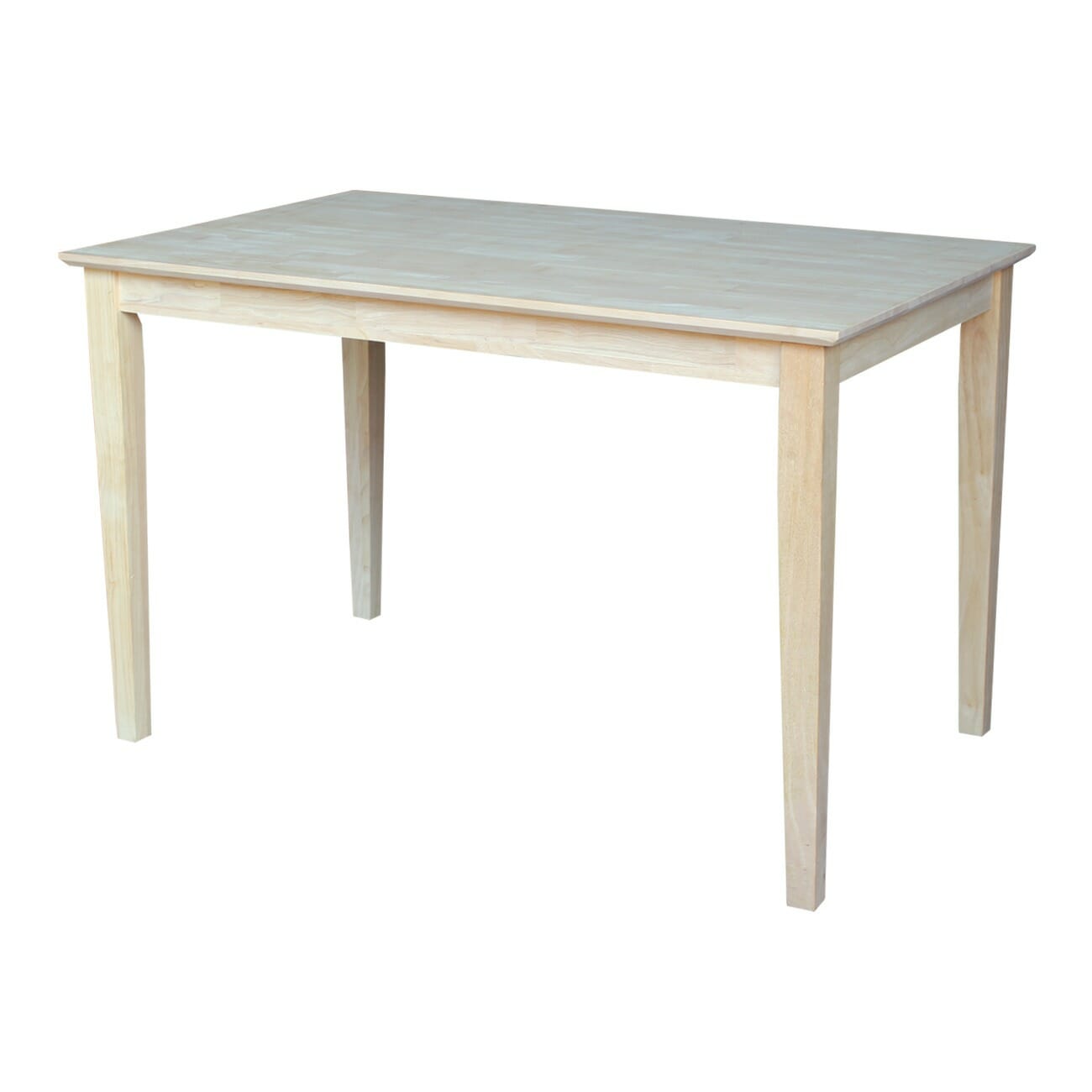 Parawood 30 X 48 Rectangular Table Unfinished Furniture Of Wilmington T 3048 30s