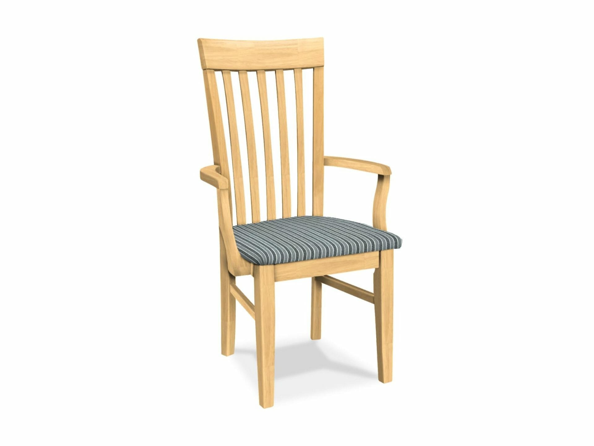 C 465a Mission Tall Arm Chair W Upholstered Seat Unfinished C 465a F51 Libby Charcoal