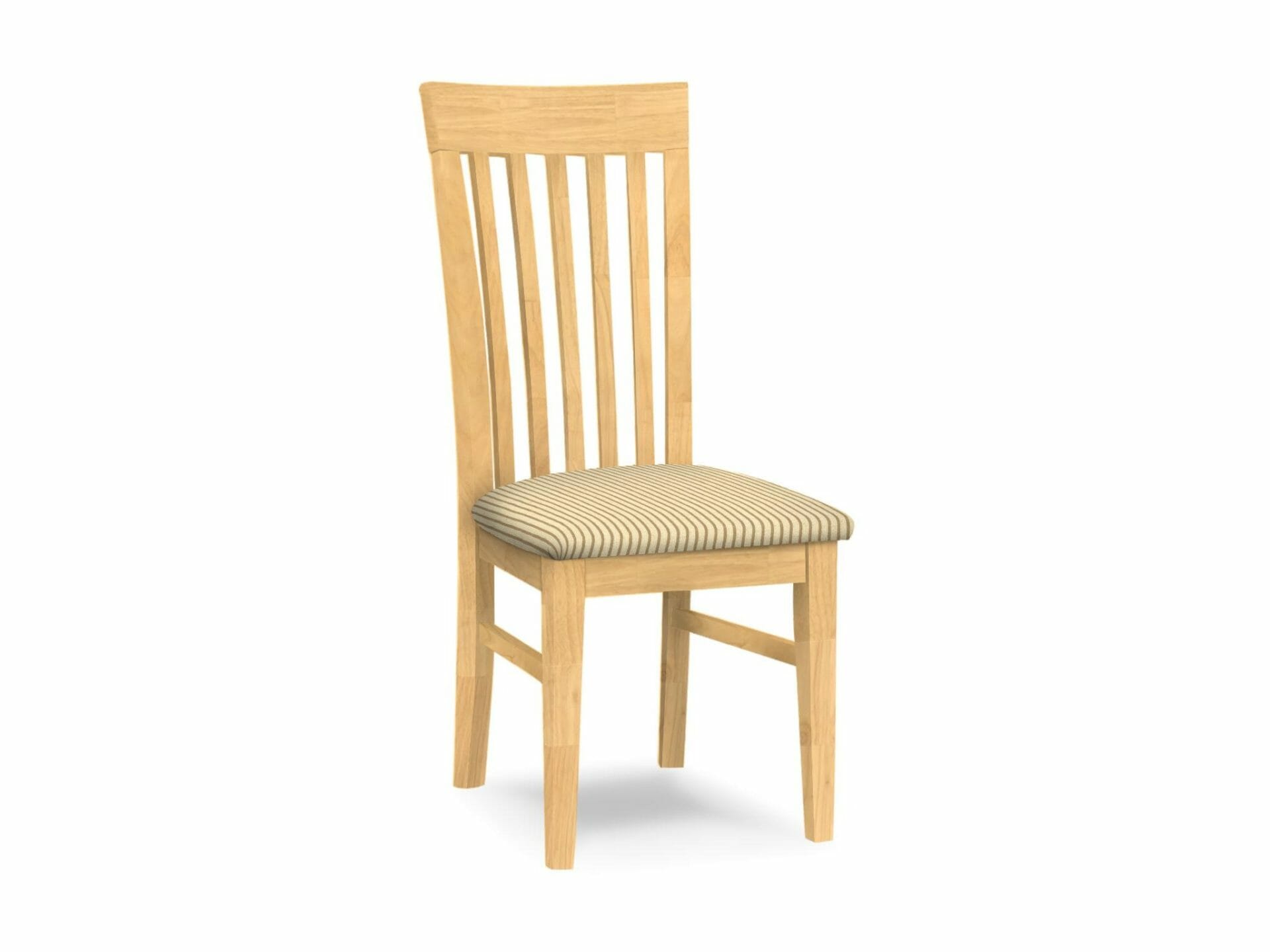 C 465 2 Pack Tall Mission Chair W Upholstered Seat Unfinished C 465 F33 Tanger Taupe
