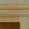 Amish Pine Bookcase top trim
