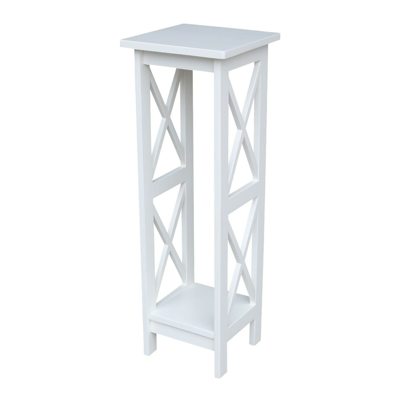 3069X 36 inch Tall X Sided Plant Stand Unfinished