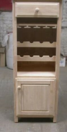 Cu 120 Tall Single Jelly Cupboard Unfinished Furniture Of Wilmington