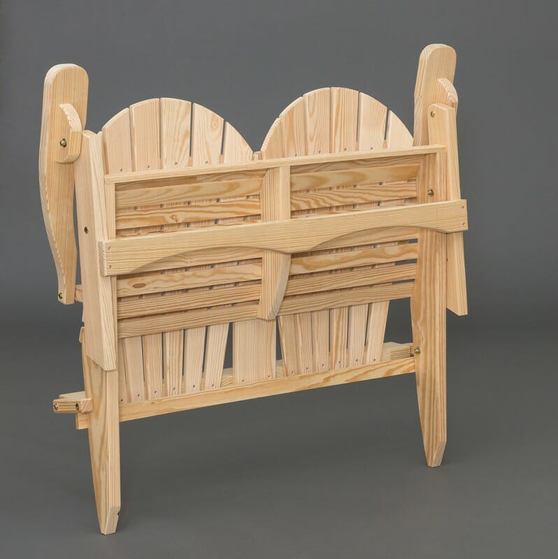 83104ss Folding Double Adirondack Unfinished Furniture Of Wilmington