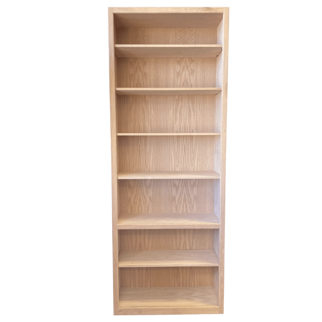 Bck3696 12ct Oak 36 Wide X 96 High, Bookcase 30 Inches Tall